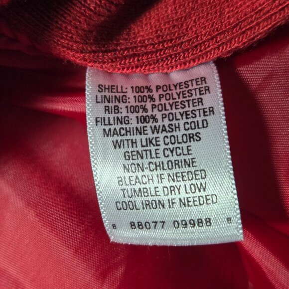 Great Northwest Indigo Red Quilted & Ribbed Vest Size XL - Picture 7 of 8